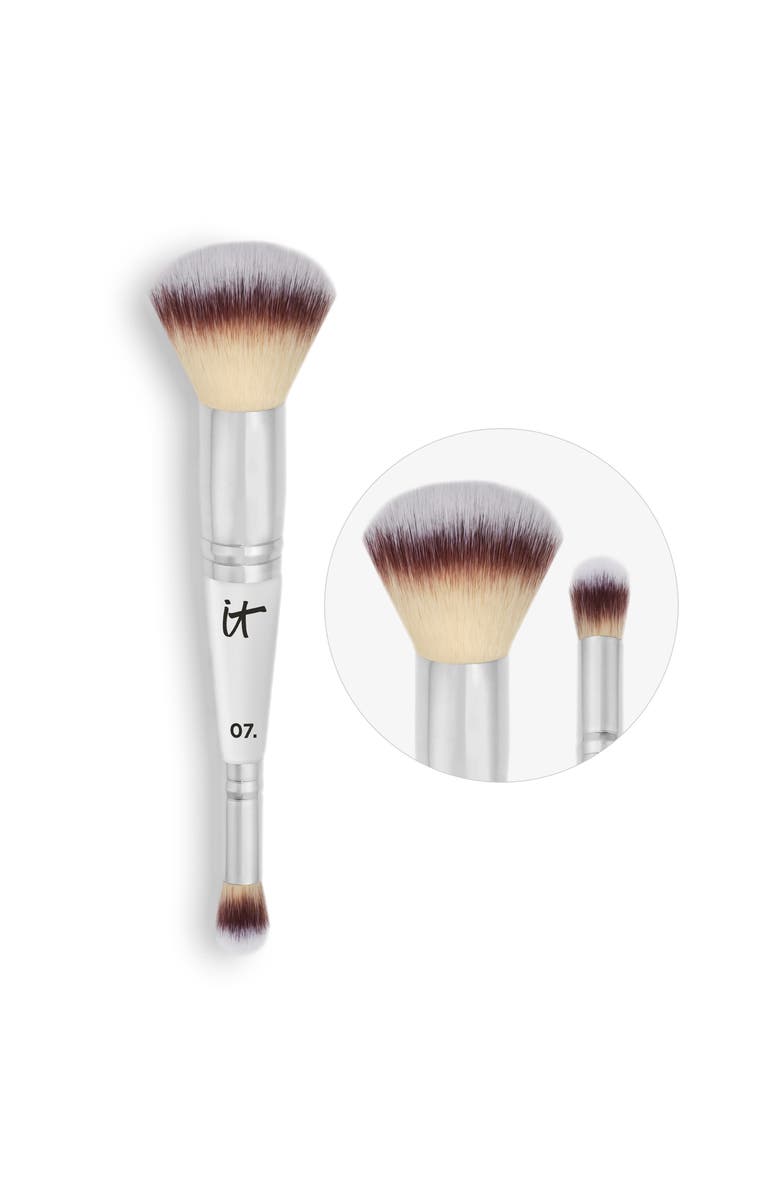 IT Cosmetics Heavenly Luxe Dual Airbrush Concealer and Foundation Brush, Alternate, color,