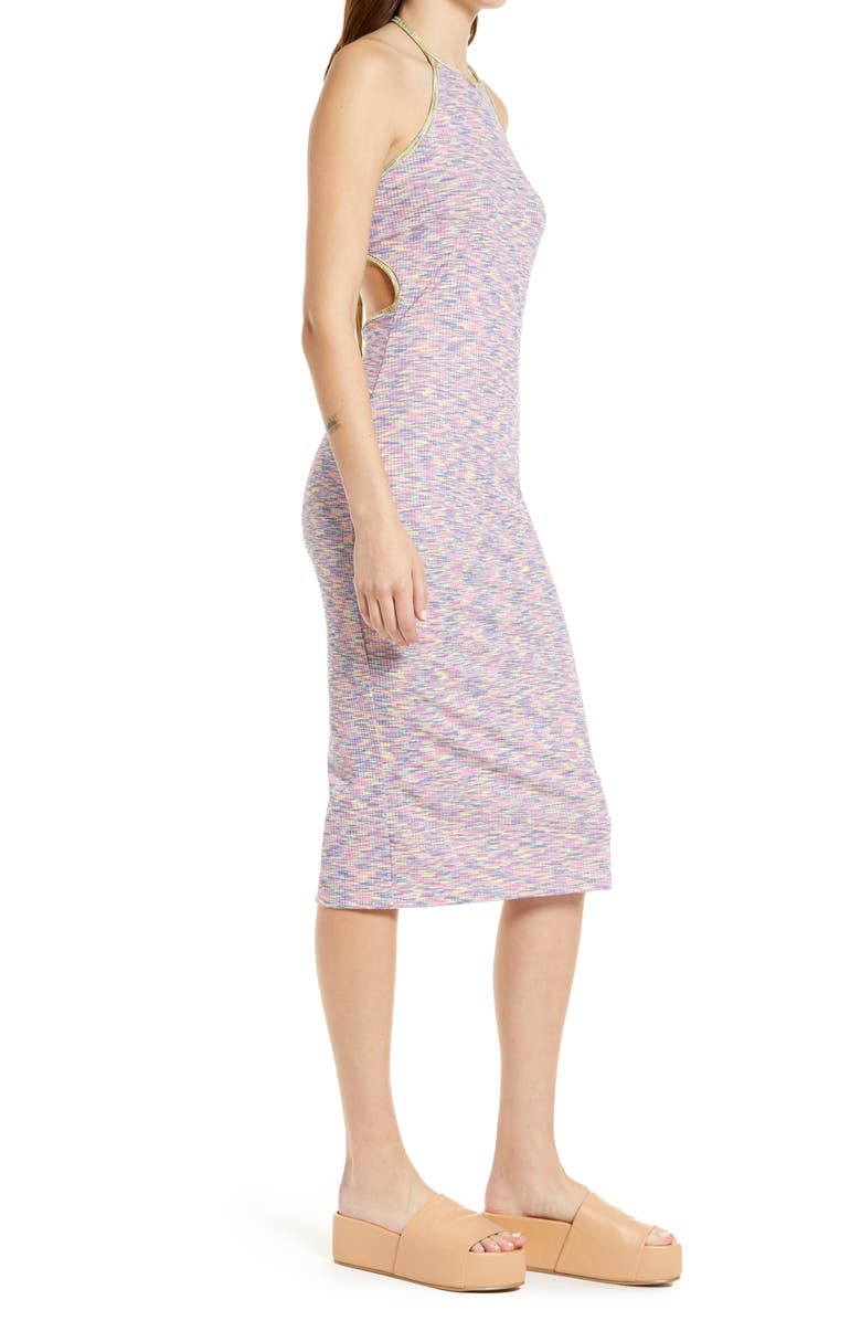 Lisa Says Gah Julia Halter Midi Dress, Alternate, color,