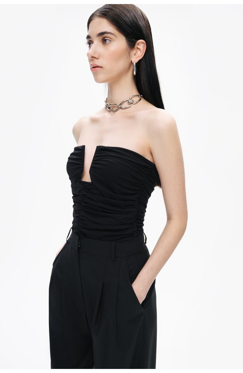Nocturne Drape-Designed Crop Top, Alternate, color, 