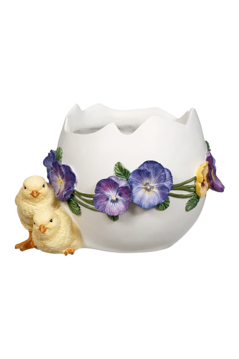 Chick with Eggl Planter, Main, color, Yellow