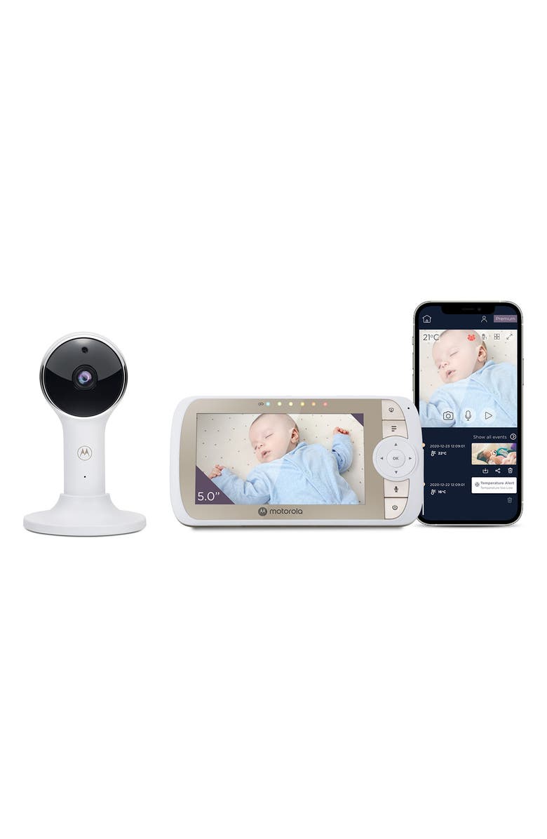 Motorola VM65 Connect-5 Video Wi-Fi Baby Monitor Set, Alternate, color, 