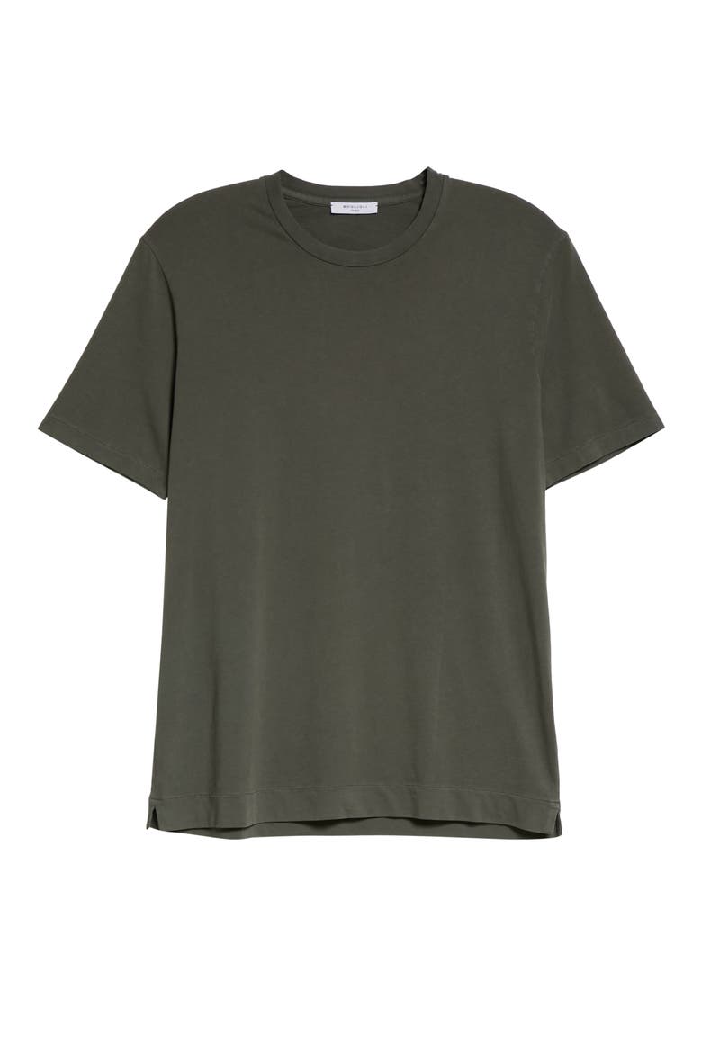 Garment Dyed Cotton T-Shirt, Alternate, color, OLIVE
