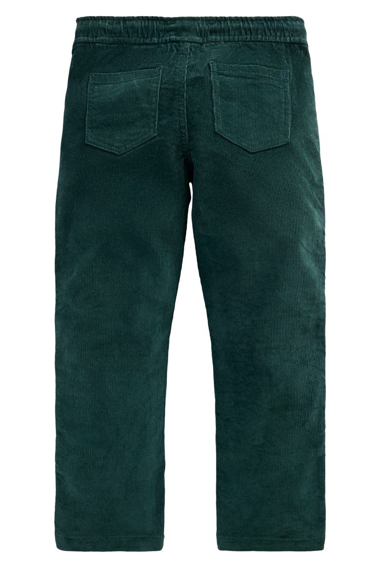 Kids' Slim Pull-On Corduroy Trousers, Alternate, color, GREEN GABLES CORD