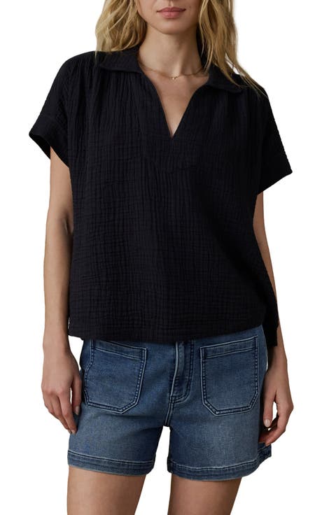 Dune Zoe Cotton Gauze Top