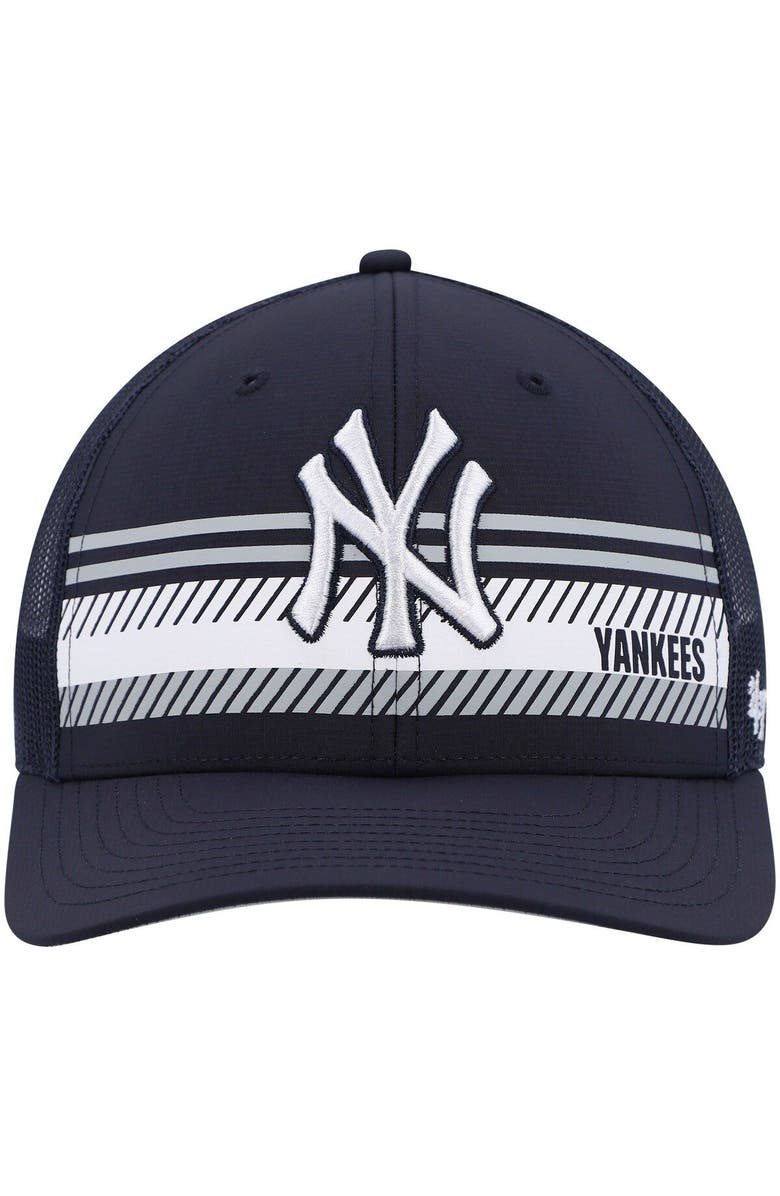 '47 Men's '47 Navy New York Yankees Cumberland Trucker Snapback Hat, Alternate, color, 