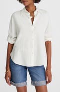 Madewell Cotton Double Gauze Oversize Shirt