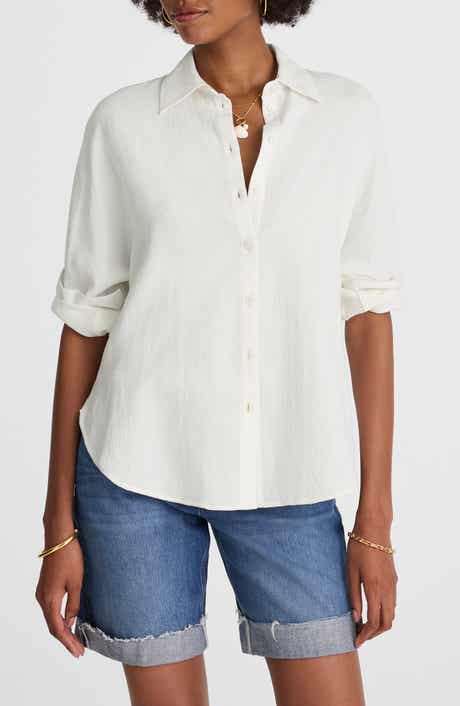 Madewell Cotton Double Gauze Oversize Shirt