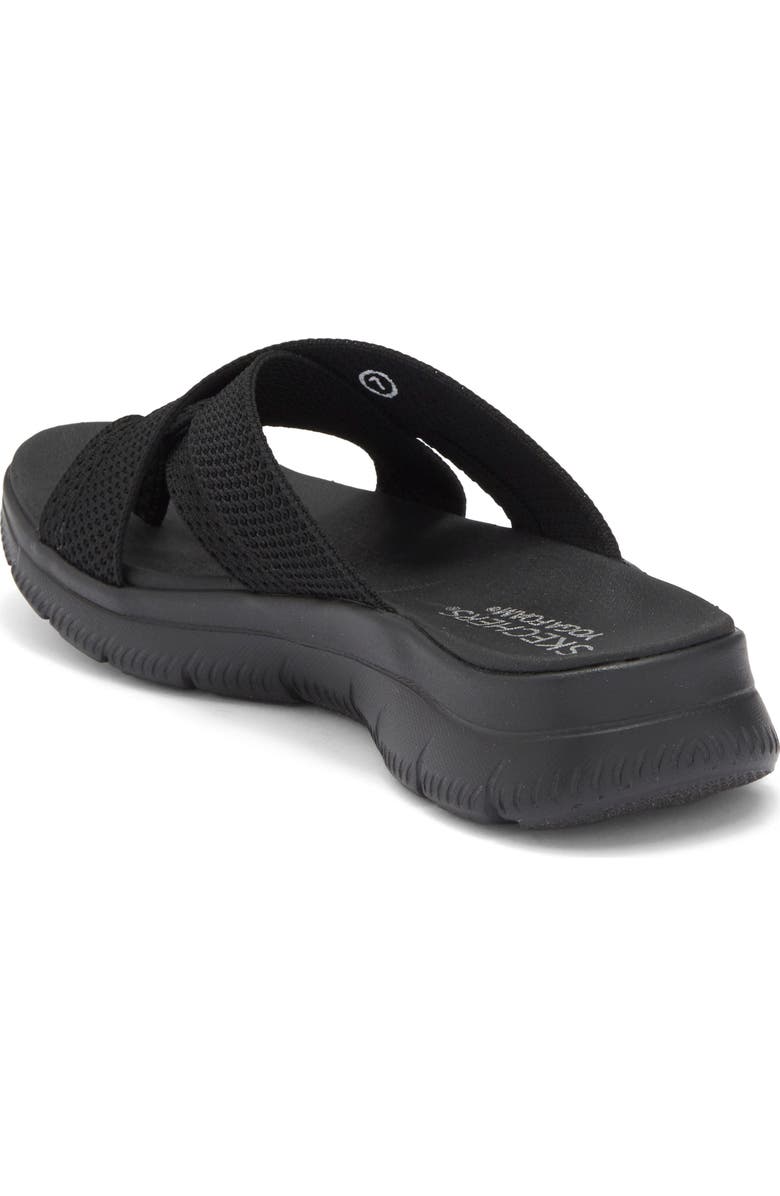 SKECHERS Summits - Fantasy Walk Slide Sandal, Alternate, color, Black