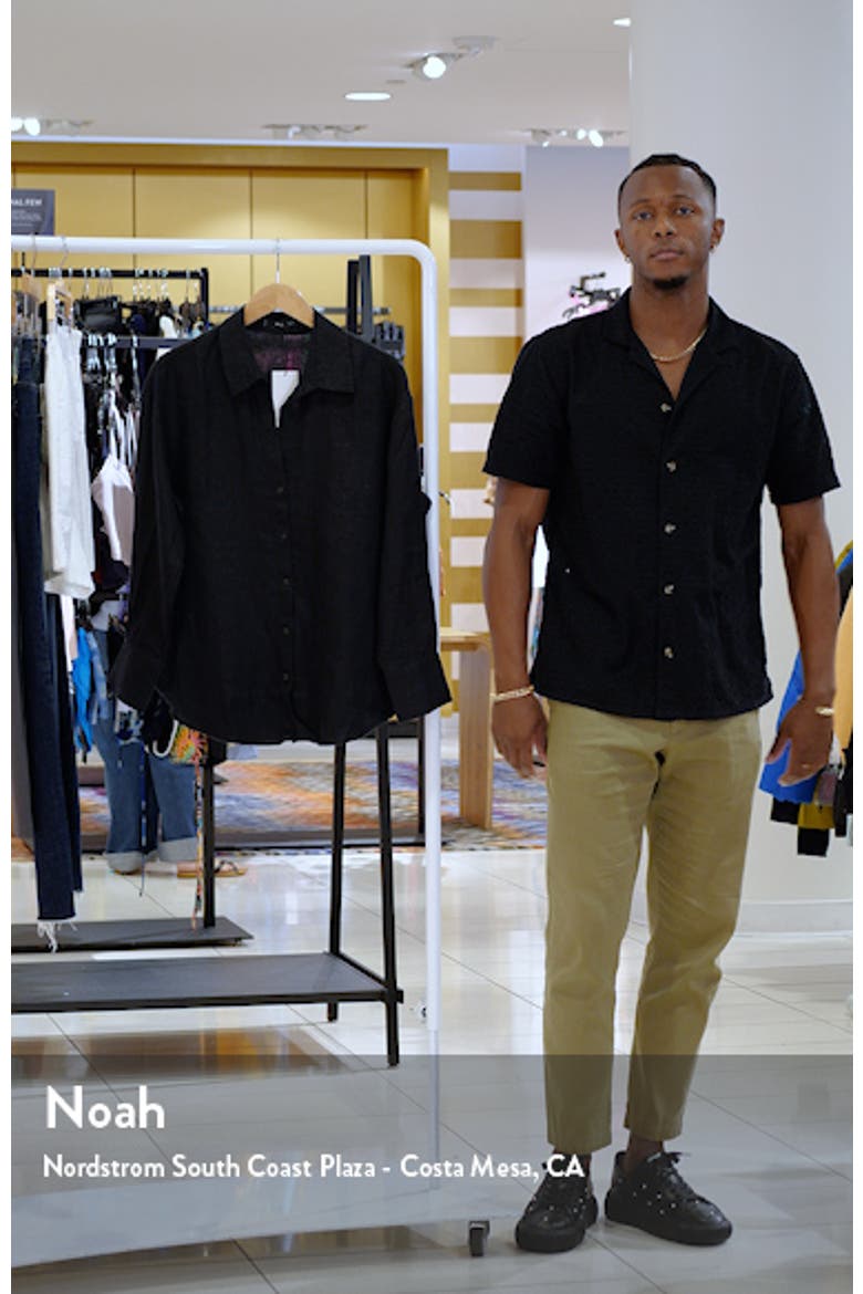 Samari Linen Button-Up Shirt video