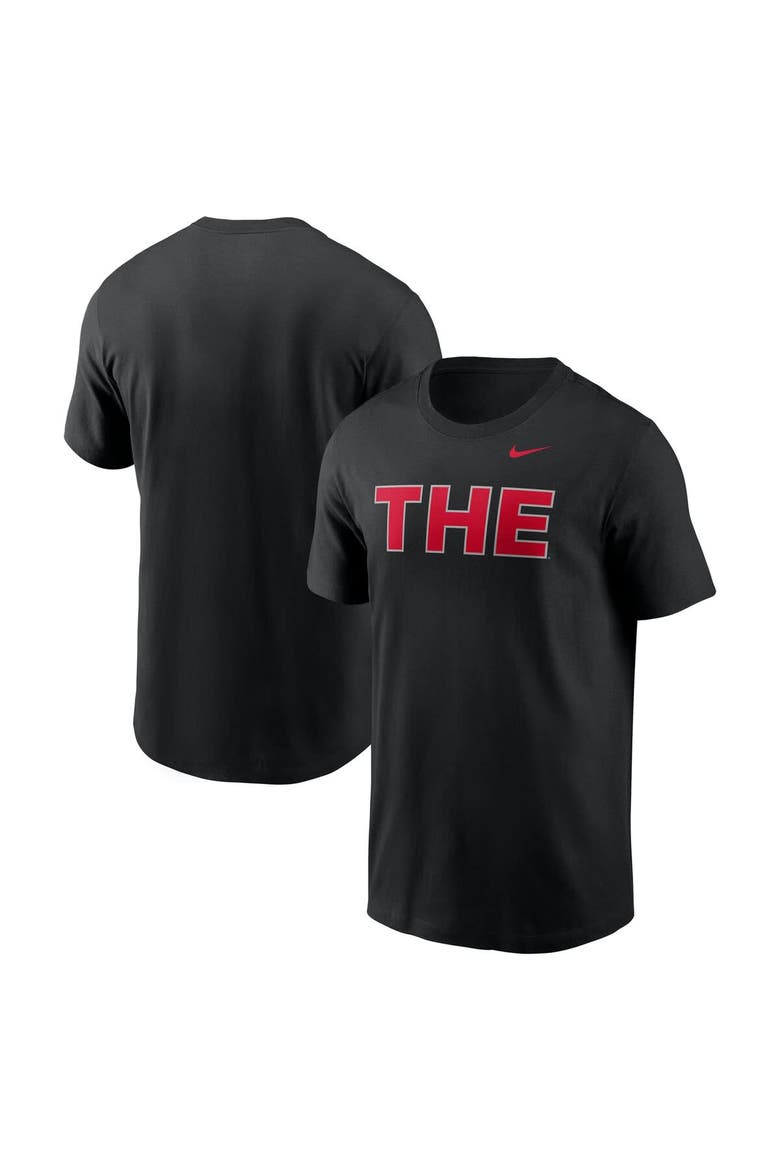 Men's Nike Black Ohio State Buckeyes THE T-Shirt, Main, color, Black