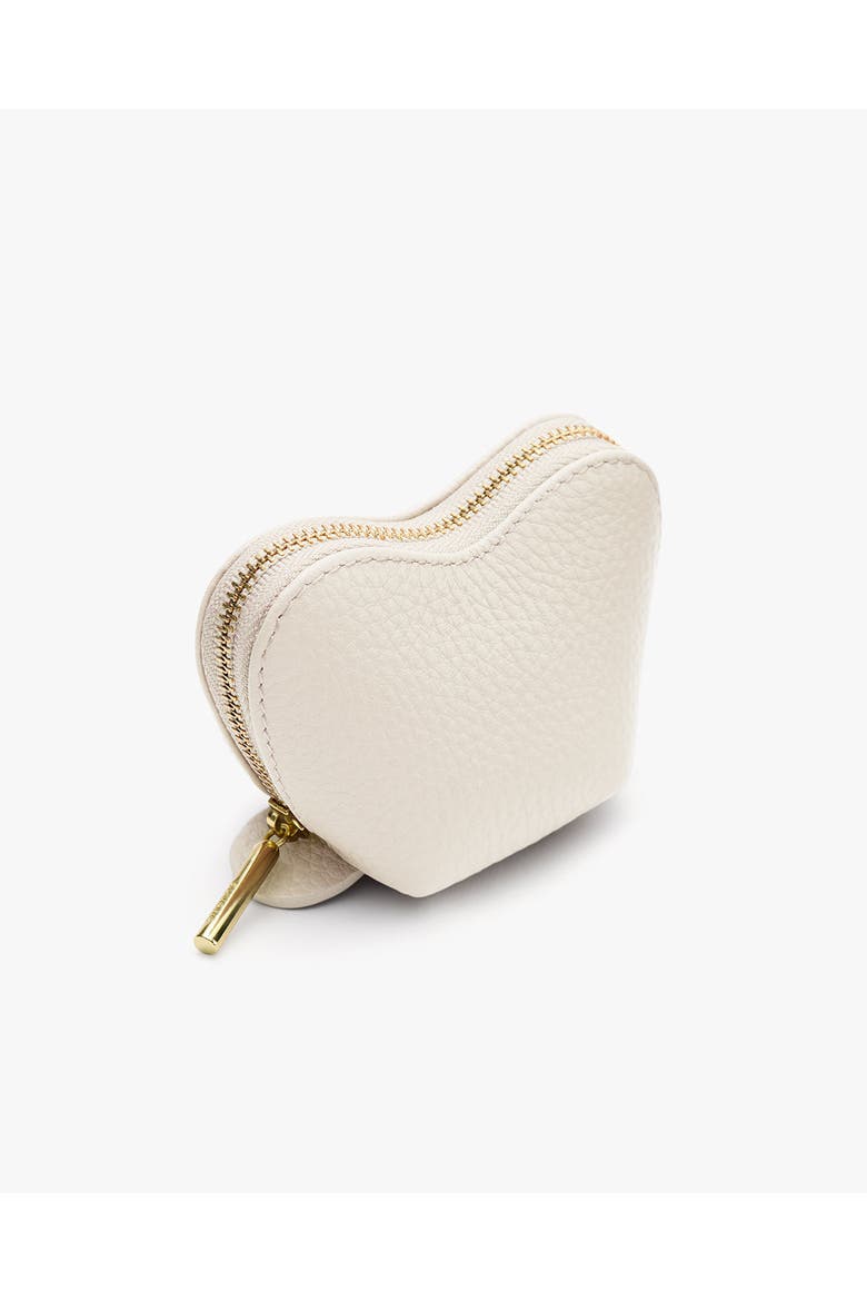 Tiny Heart Case, Alternate, color, Ecru