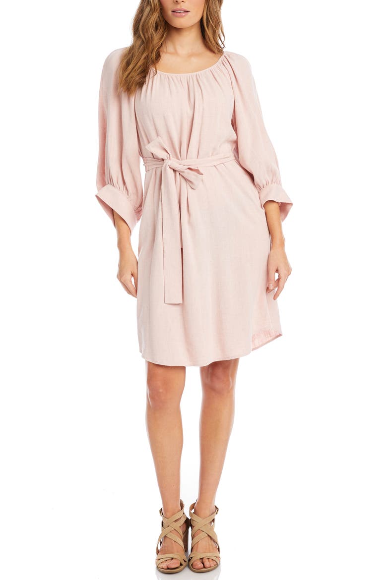 Blouson Sleeve Dress, Main, color, ROSE