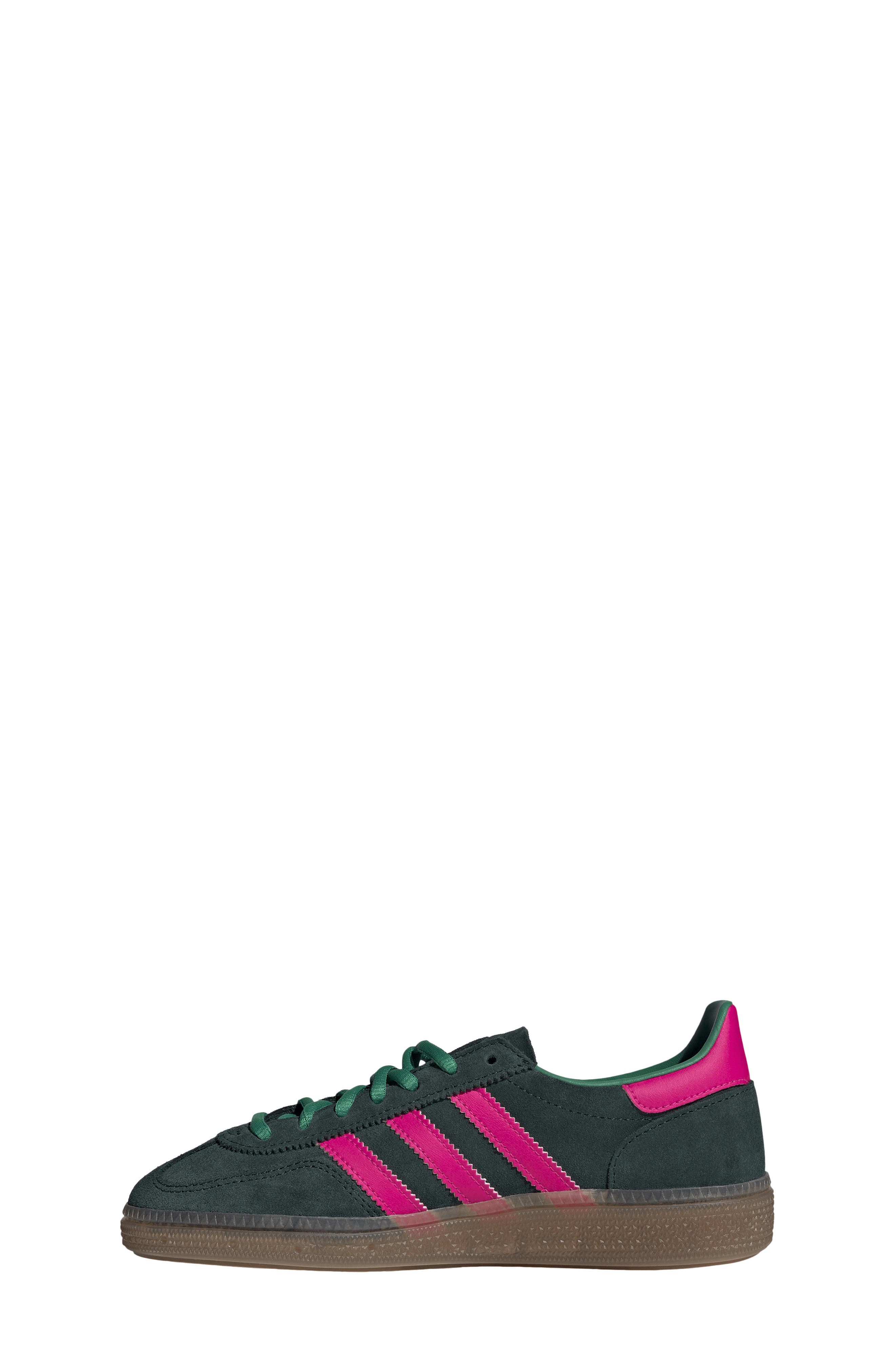 Kids' Handball Spezial Sneaker, Alternate, color, AURORA IVY/ SHOCK PINK/ GUM