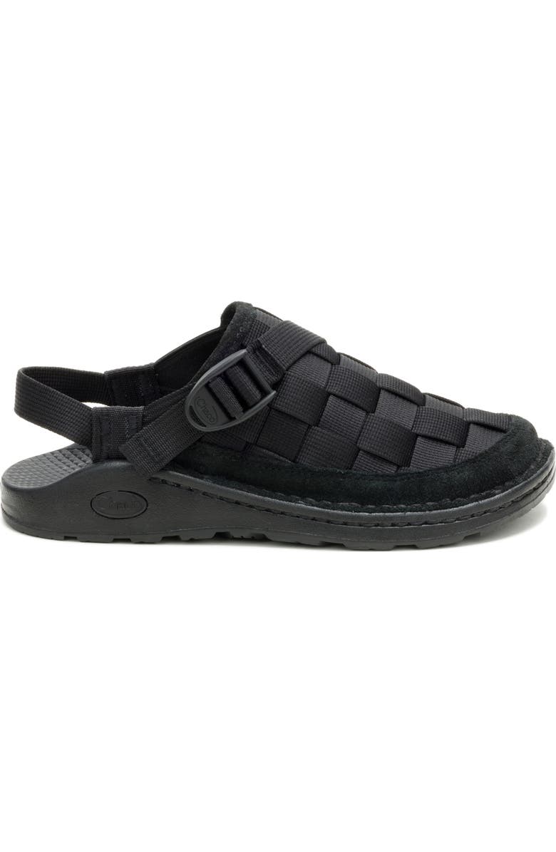 Chaco Canyon Woven Clog, Alternate, color, Triple Black