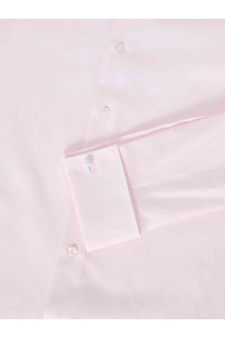 Reynolds French Cuff Herringbone Contemporary Fit Shirt, Alternate, color, Pink