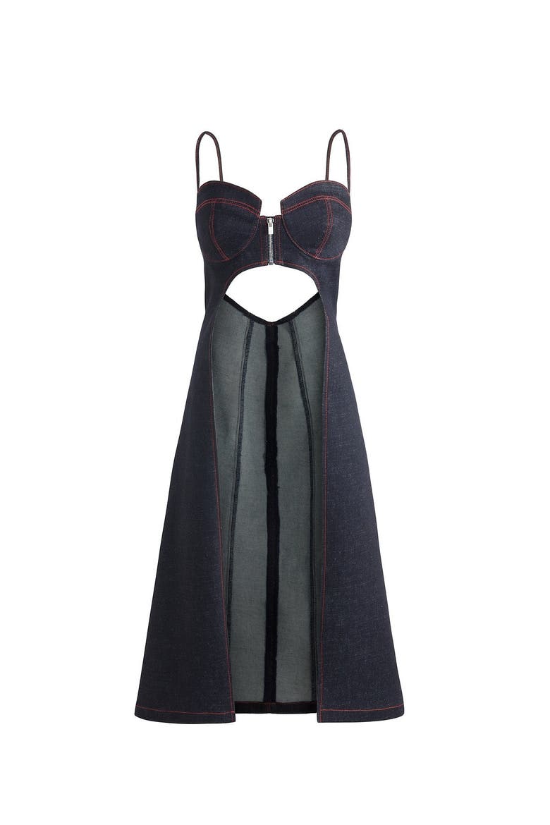 Davidson Body Dress, Main, color, Deep Blue