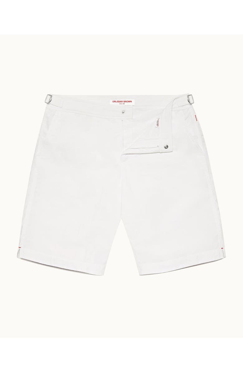 Orlebar Brown Dane Longest-Length Swim Shorts, Alternate, color, White