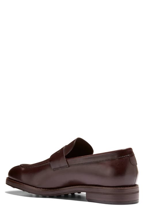 Cole Haan Ledley Grand Penny Loafer In Burgundy