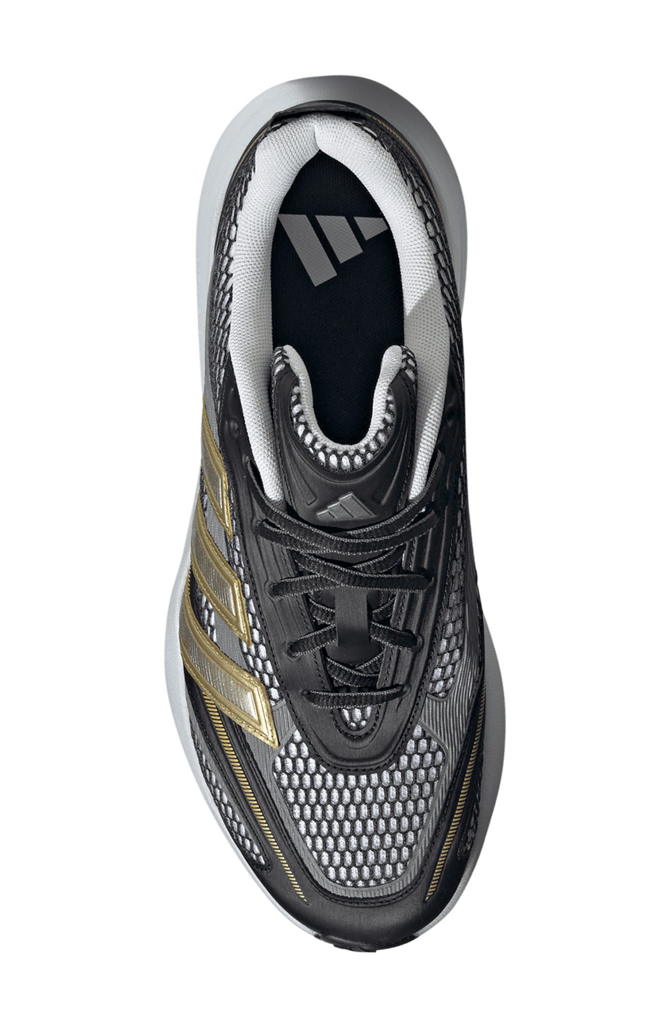 adidas Lightblaze Glow Sneaker, Alternate, color, Core Black/ Matte Gold/ White