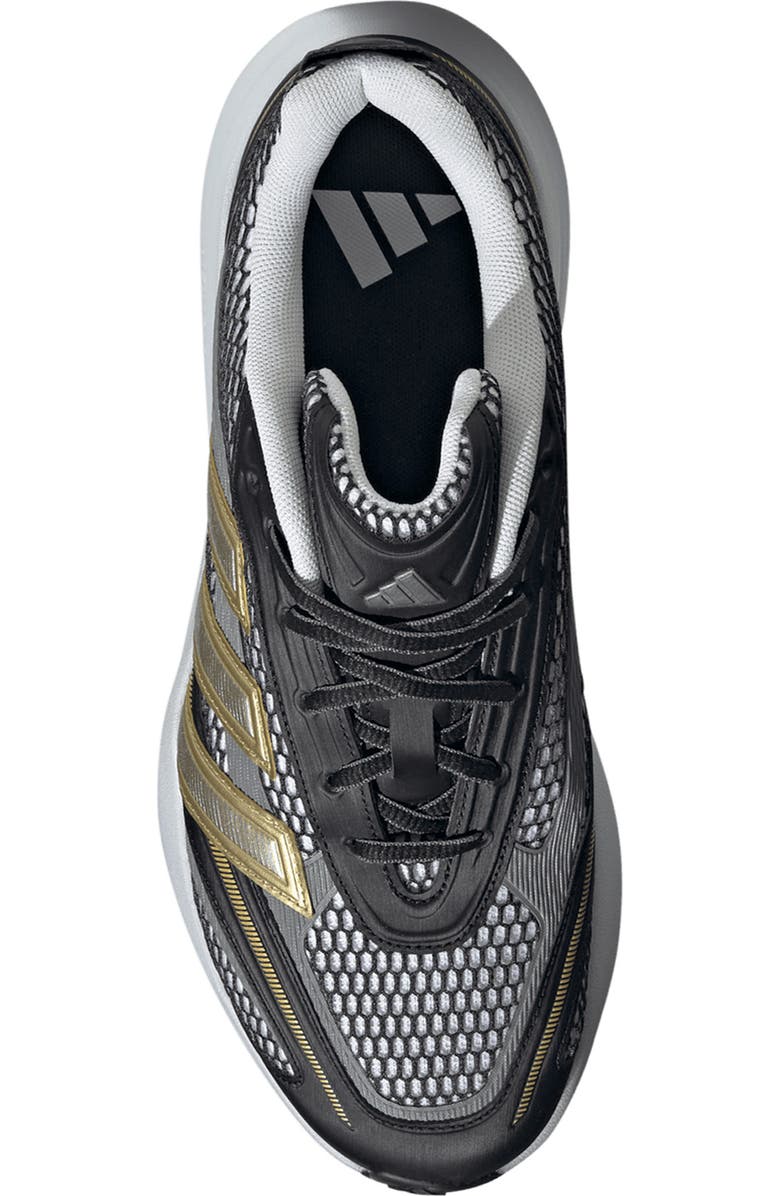 adidas Lightblaze Glow Sneaker, Alternate, color, Core Black/ Matte Gold/ White