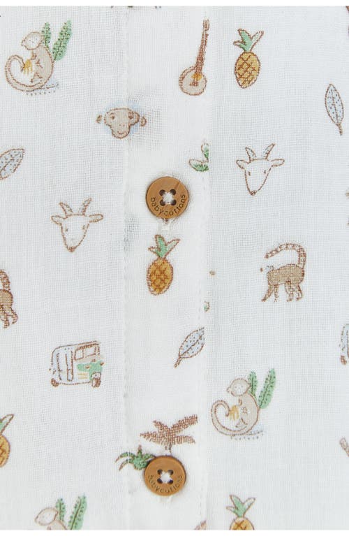 Babycottons Kanu Overall In Off White