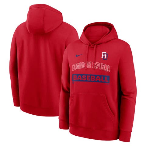 Men's Nike Red Dominican Republic Baseball 2026 World Baseball Classic Club Hoodie