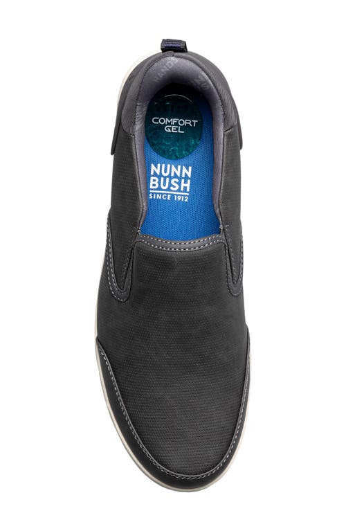 Nunn Bush Kore City Walk Slip-on Sneaker In Charcoal
