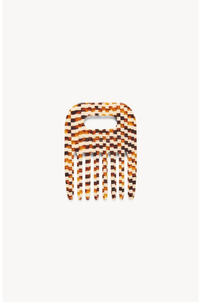 No. 4 Comb, Main, color, Tortoise Checker