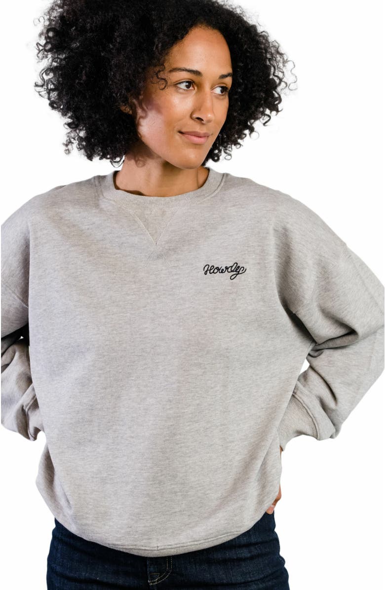 ABLE Ashlee "Howdy" Sweatshirt, Alternate, color, 