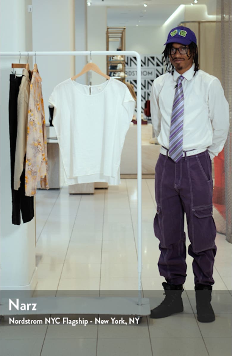 Easy Linen Blend Popover Top, sales video thumbnail