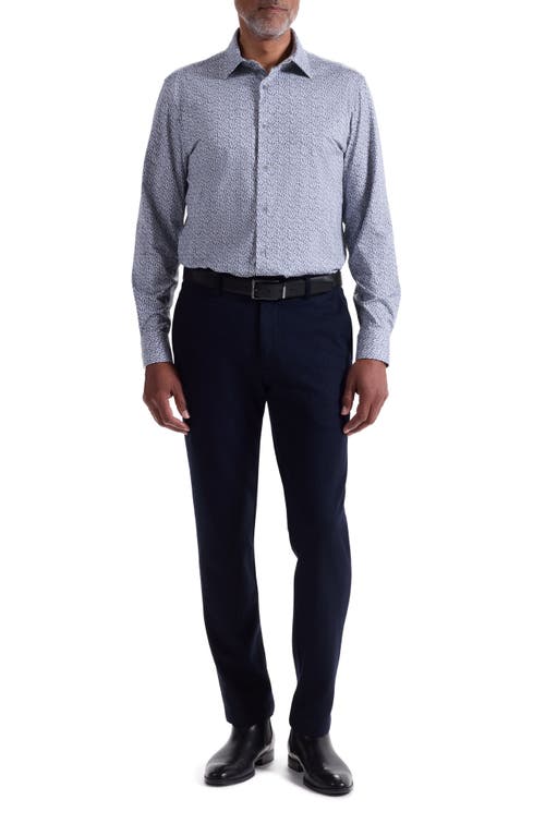 Bugatchi Jimmy Ooohcotton® Button-up Shirt In Blue