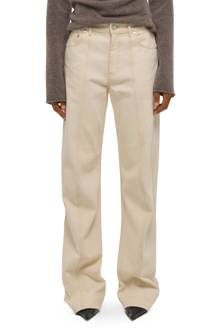 Wide Leg Jeans, Main, color, ECRU