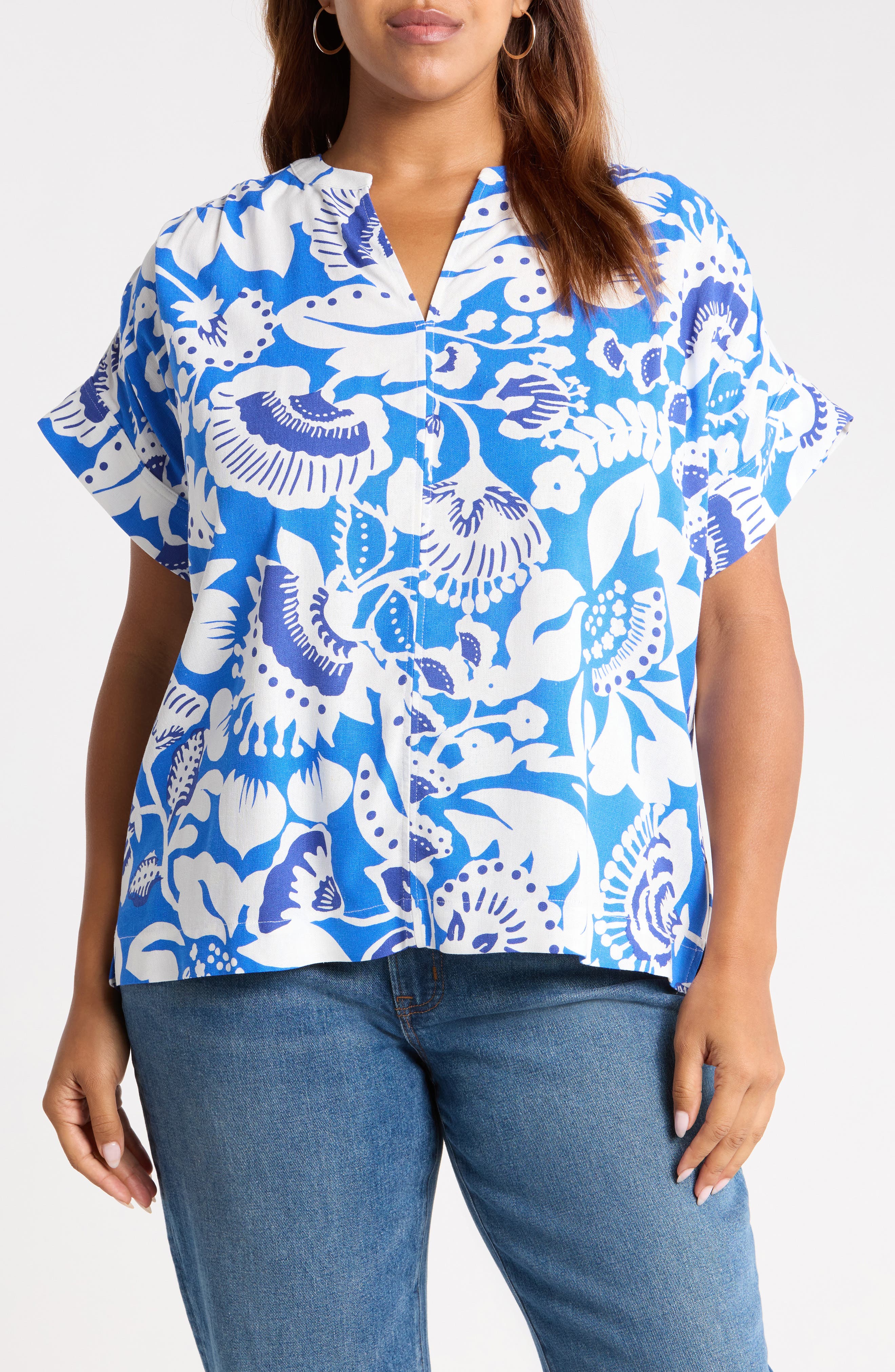 selected BLUE WHITE