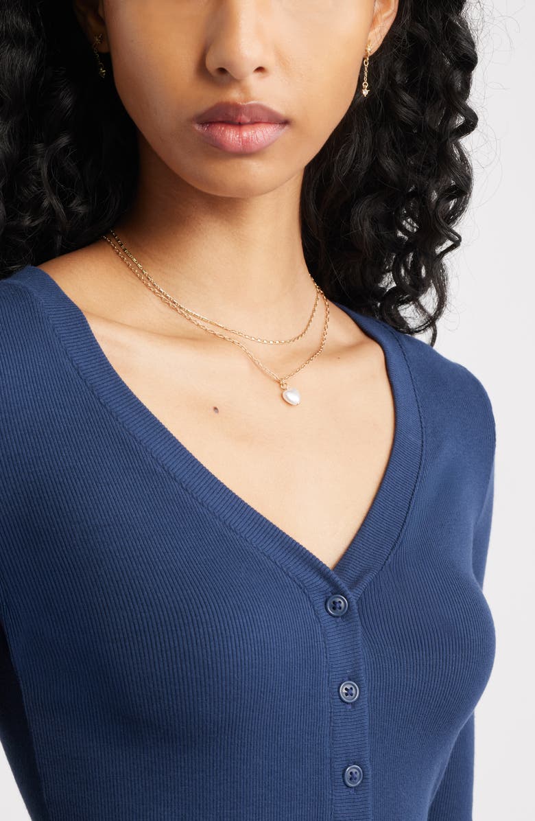 BP. Rib Cardigan, Alternate, color, Navy Iris