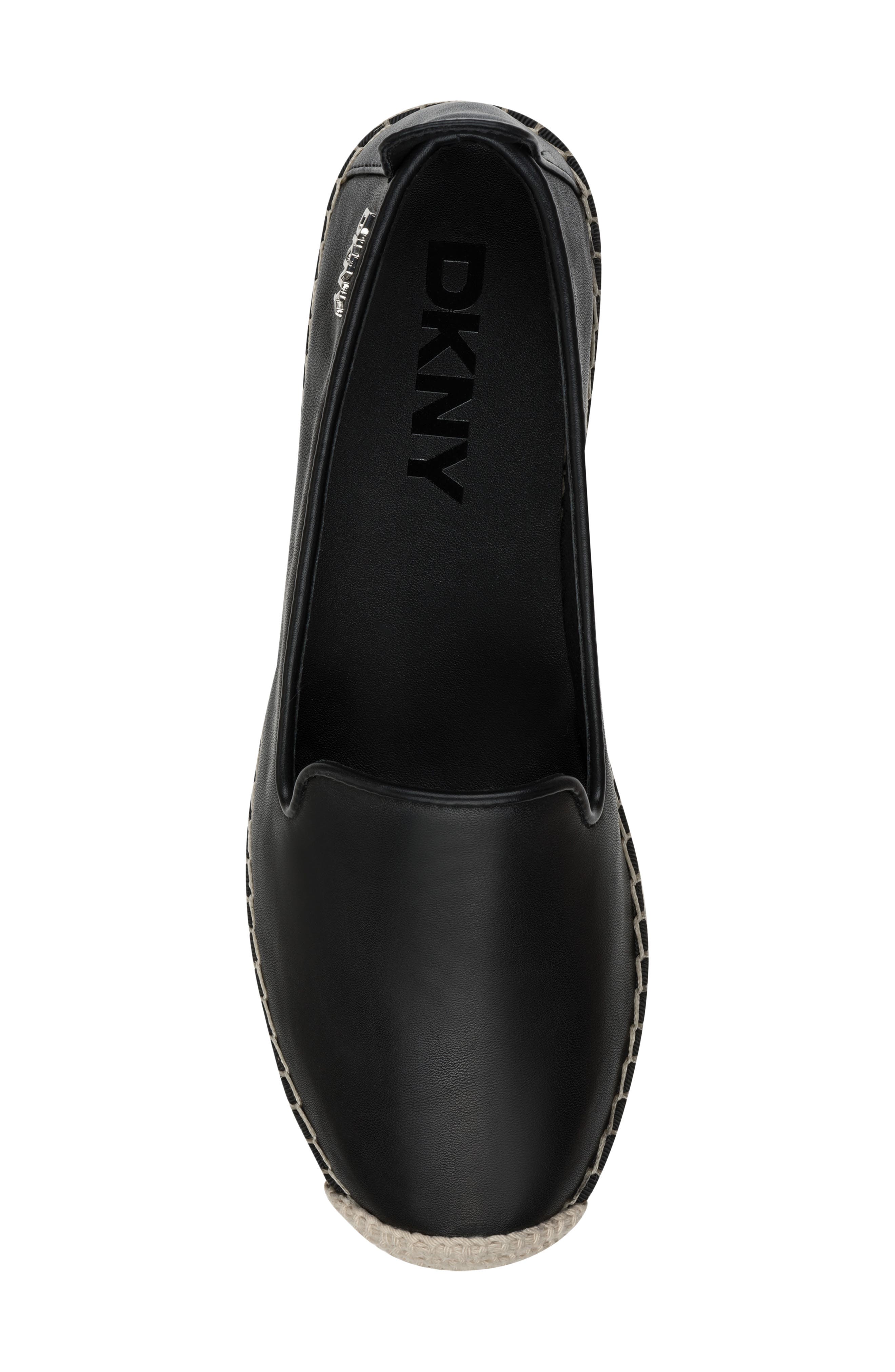 DKNY Mallandra Platform Espadrille Flat, Alternate, color, Black-Black