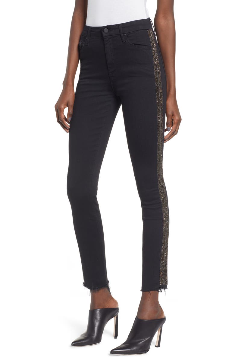 MOTHER The Looker Frayed Ankle Jeans, Main, color,