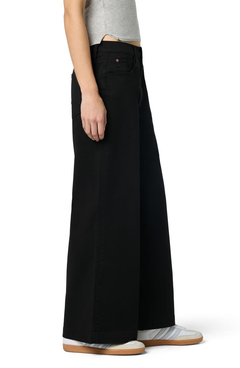 Hudson Jeans Jolene Wide Leg Jeans, Alternate, color, Black