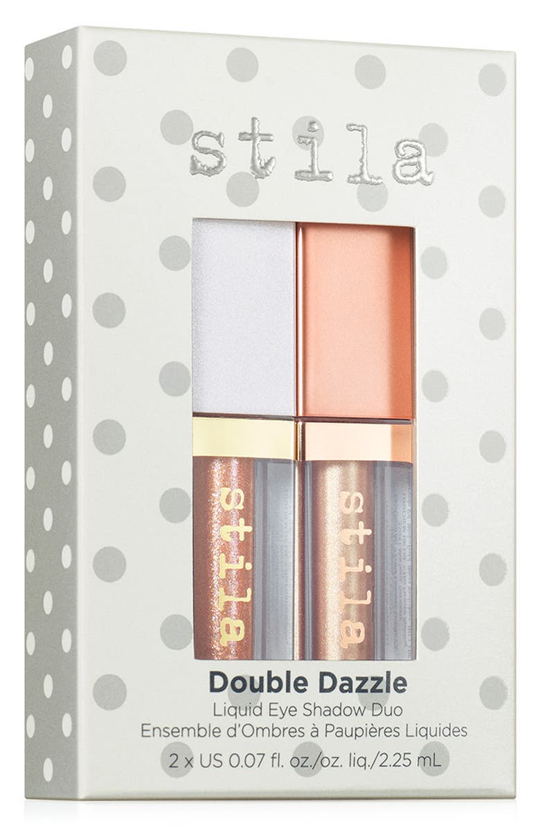 Stila Double Dazzle Liquid Eyeshadow Duo (Nordstrom Exclusive) $25 Value, Main, color,