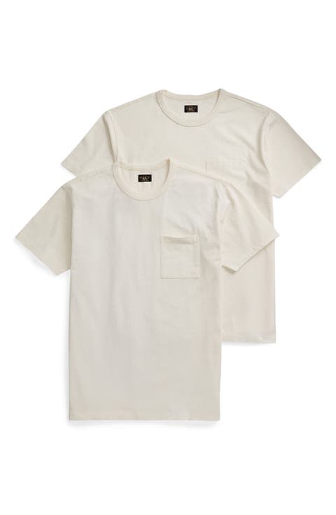 2-Pack Garment Dyed Cotton T-Shirts