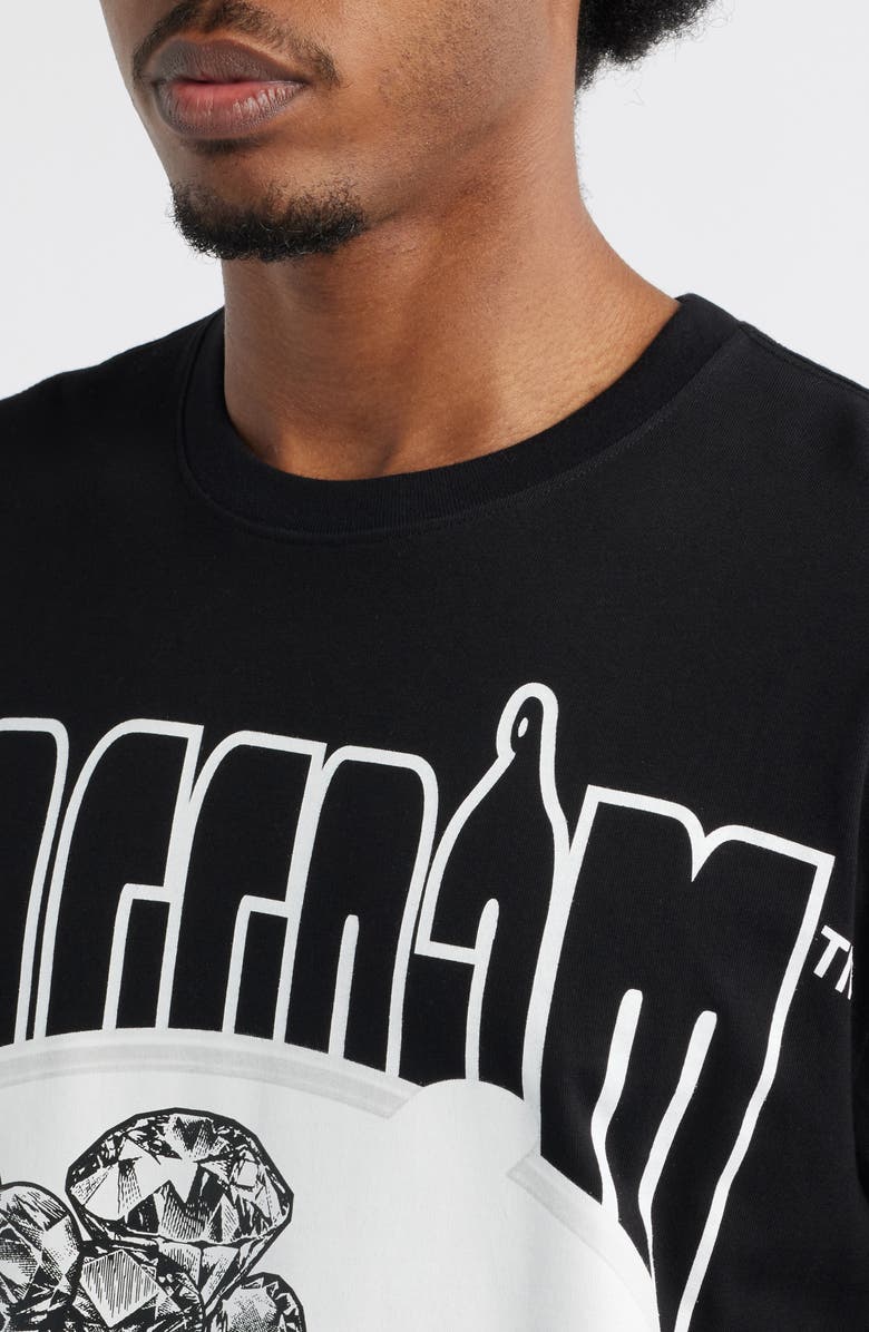 ICECREAM Diamond Cotton Graphic T-Shirt, Alternate, color, Black