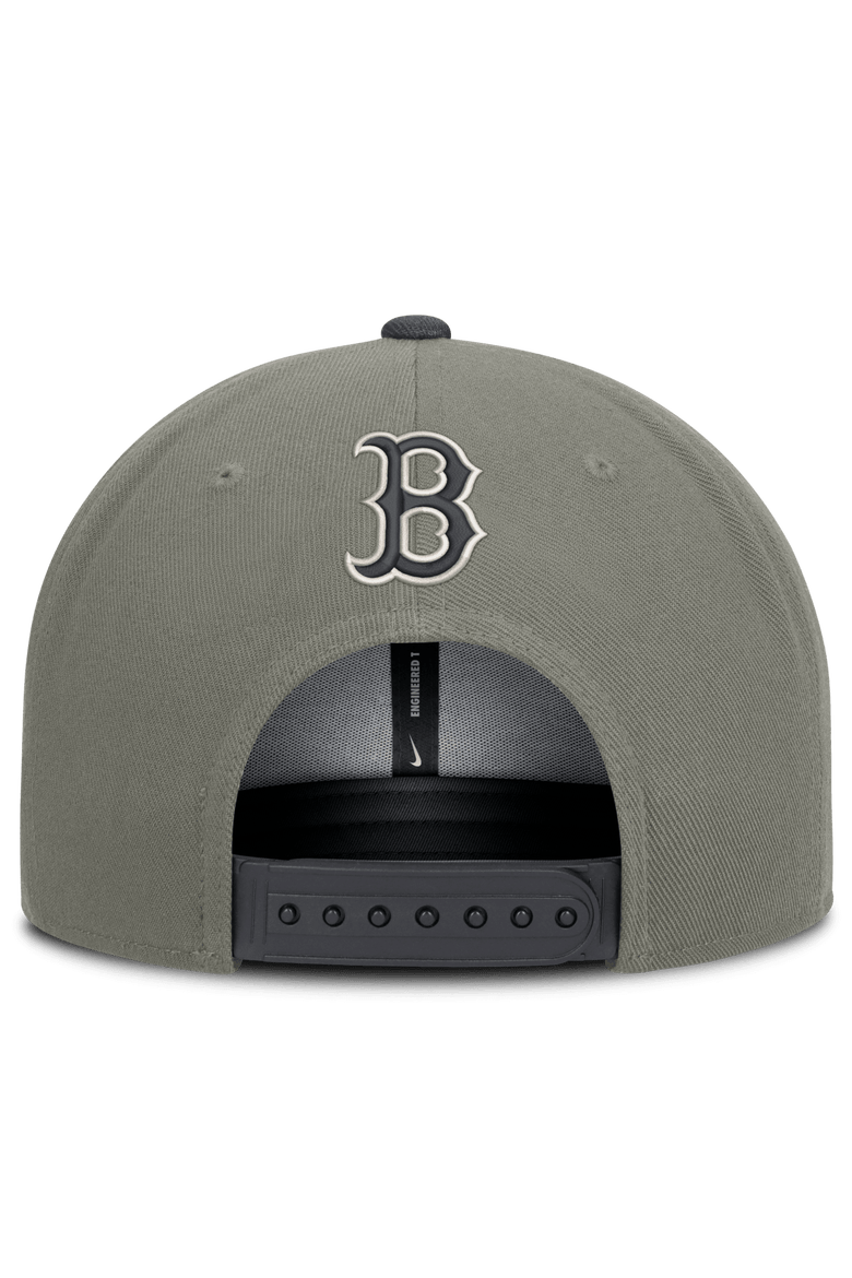Men's Nike Olive Boston Red Sox Pro Dri-FIT Snapback Hat, Alternate, color, Gray