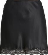 the Virgins　satin lacetrim skirt Reformation Neera Satin Skirt | Nordstrom