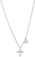 Meira T Diamond Cross Pendant Necklace