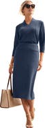 Jessica London Perfectease Midi Skirt