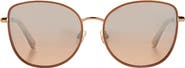 Kate Spade New York maryam 56mm gradient polarized cat eye sunglasses