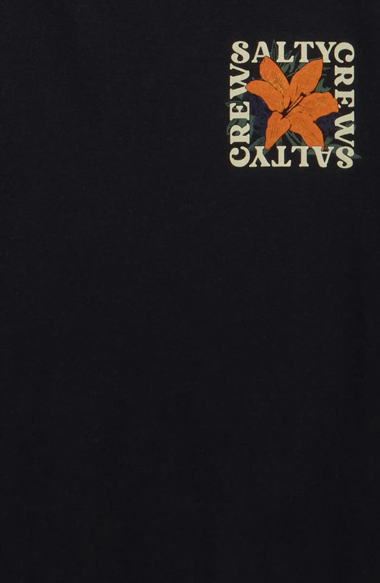 Salty Crew Kids' Petal Graphic T-Shirt, Alternate, color, Black