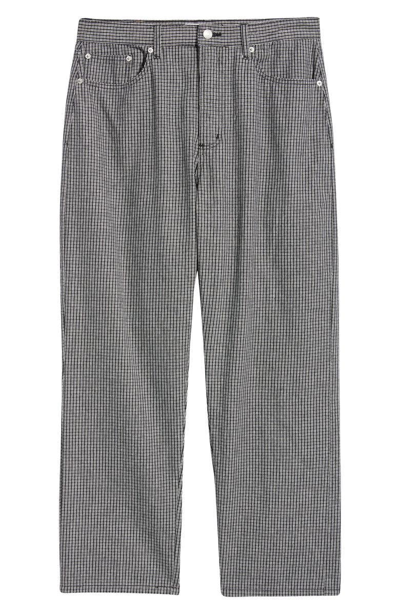 Obey Classic Baggy Plaid Jeans, Alternate, color, Black Multi