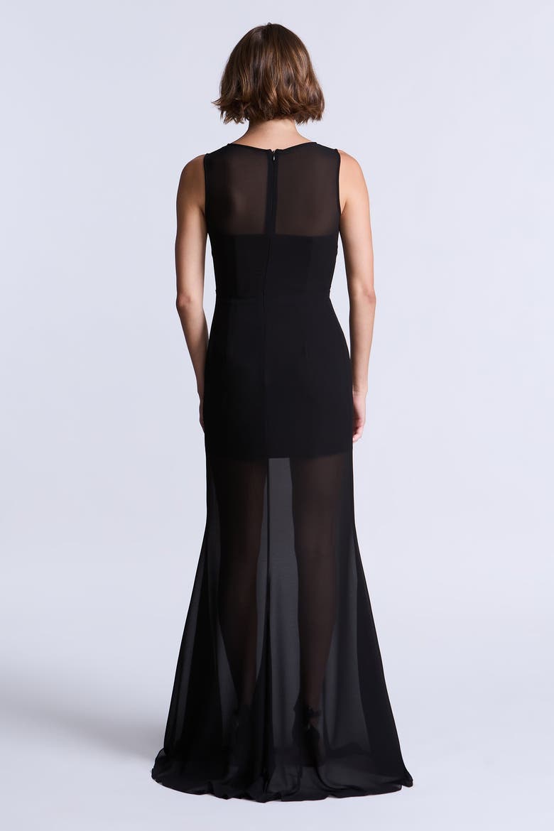Bella Gown, Alternate, color, Black