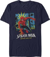 Spider-Man: Brand New Day Mens Marvel Spider-Man Brand New Day Spidey Sense in Action T Shirt