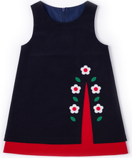 Florence Eiseman Corduroy Jumper With Flowers